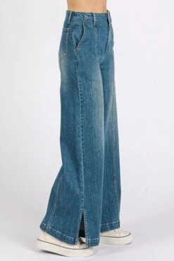 Mittoshop Medium Wash Seam Detail Wide Leg Denim Jeans 10 Mittoshop Medium Wash Seam Detail Wide Leg Denim Jeans -Sydney So Sweet 00475aeb e2ff 4fbb 9961 b4a0c09e0e52 Min