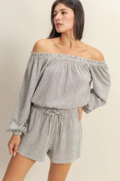 HYFVE Off Shoulder Top And Shorts Set -Sydney So Sweet 0047674bdb334daca5b03be83586de0c Max Origin