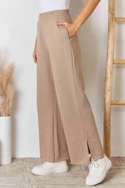 RISEN Wide Waistband Slit Wide Leg Pants -Sydney So Sweet 00f43e3e 297d 4346 832e aedc4f6ee004 Min