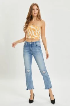 RISEN Full Size High Rise Distressed Cropped Straight Jeans -Sydney So Sweet 015772e8 de4f 4c02 8ad0 ea4ff36d1b33 Max