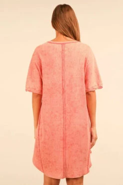 VERY J Plus Size Mineral Washed Ribbed Knit Mini Dress 9 VERY J Plus Size Mineral Washed Ribbed Knit Mini Dress -Sydney So Sweet 03cac6beb6fb479cba375e5e88785d60 Max Origin