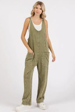 Mittoshop Mineral Wash Relaxed Fit Sleeveless Harem Jumpsuit -Sydney So Sweet 03ebd26fbb4b4d94b6f1b374d94c049c Max Origin