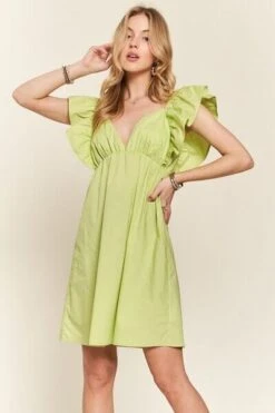 ADORA Smocked Back Ruffled Cap Sleeve Babydoll Dress -Sydney So Sweet 0cfe956f 9170 45bd b618 f43bf2b19218 Min