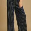 Umgee Full Size Elastic Waist Striped Wide Leg Velvet Pants -Sydney So Sweet 0eda77ac 845b 45c8 b83c b6a4beb641a1 Max