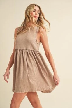 Aemi + Co Round Neck Mini Tank Dress -Sydney So Sweet 109f9996 14c8 40bb ac5c 2d12dfd7b9b7 Max