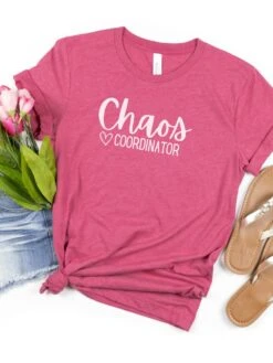 Chaos Coordinator Mom T-Shirt Bella + Canvas Unisex Jersey Short Sleeve Tee - Many Colors -Sydney So Sweet 10 b34e7332 ae0b 424b bf33 52095eda4c1d