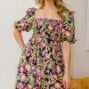 Full Size Floral Tie-Back Mini Dress -Sydney So Sweet 10ed9ba0 57e1 4b6d a11c 668edce9ffc0 Max