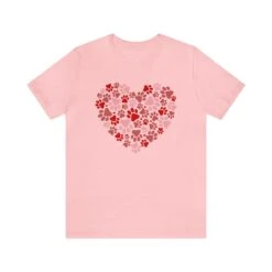 Dog Paw Heart Dog Mom Valentine's Day Short Sleeve Graphic T-Shirt 20 Dog Paw Heart Dog Mom Valentine's Day Short Sleeve Graphic T-Shirt -Sydney So Sweet 13500495240328054479 2048