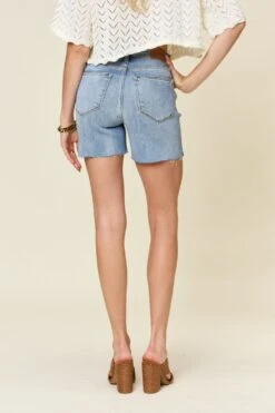 Judy Blue Full Size High Waist Raw Hem Denim Shorts -Sydney So Sweet 16fdeeef 017d 4607 8b0a ba1eba98e9c2 Max