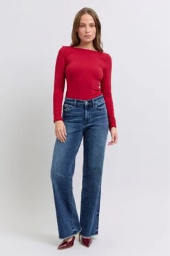 Judy Blue Full Size Raw Hem Mid Rise Jeans -Sydney So Sweet 170536f7 f469 4259 99c5 18fa6e572c1d Max