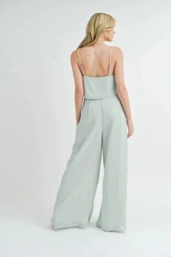 MABLE Crop Cami And Ruffled Wide Leg Pants Set -Sydney So Sweet 17f74aee35604f6ab61308f5dfe78343 Max Origin