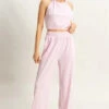 HYFVE Striped Halter Neck Top And Pants Set