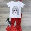 1989 Sunglasses Girls Red Velvet Bell Bottoms Outfit