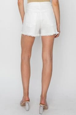 RISEN Button Fly Frayed Hem Denim Shorts -Sydney So Sweet 1ab5010e a4af 477d a691 f1699efaed90 Max