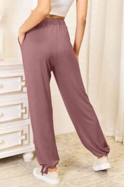 Basic Bae Full Size Soft Rayon Drawstring Waist Pants With Pockets -Sydney So Sweet 1c0c1e7c82574842802ca659d4ef76b0 Min