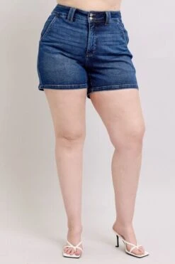 Judy Blue Full Size Double Button Waistband Denim Shorts Plus Size -Sydney So Sweet 1d83653d 2cb9 4cb3 acd2 fd876b79a792 Min