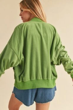 Aemi + Co Snap Down Drop Shoulder Brushed Jacket -Sydney So Sweet 1db45fd1 19b7 450b 9c16 d09955887aac Max