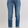 Judy Blue Full Size Mid Rise Skinny Cuff Jeans With Pockets Plus Size -Sydney So Sweet 1e498e65 c6a7 46ad 8d04 900dd61c1643 Max