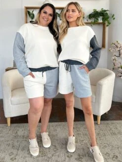 Double Take Full Size Contrast Drop Shoulder Top And Shorts Set -Sydney So Sweet 1ef4965e 20ce 414f 8b42 2c3a4d71aa30 Max