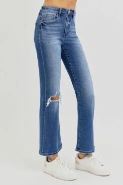 RISEN Full Size Distressed High Rise Crop Flare Jeans -Sydney So Sweet 1fe40dce becf 49a6 a777 36c3054918bf Max