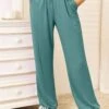 Basic Bae Full Size Soft Rayon Drawstring Waist Pants With Pockets -Sydney So Sweet 23332560fb2046268f385b6007b2cd09 Min