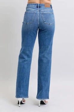 Judy Blue Full Size High Waist V-Front Vintage Wash Straight Jeans Plus Size -Sydney So Sweet 24e3d159e3b44d7aa6257ef40af66b50 Max Origin