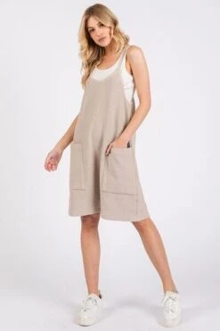 Mittoshop Scoop Neck Spaghetti Strap Overalls With Pockets -Sydney So Sweet 24f4175c caab 4010 b572 5116302d6968 Min