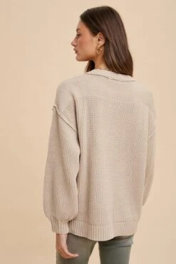 Annie Wear Half Button Ribbed Hem Sweater -Sydney So Sweet 265efd9e 1e6e 48dd aee9 e67f0c1cd174 Max