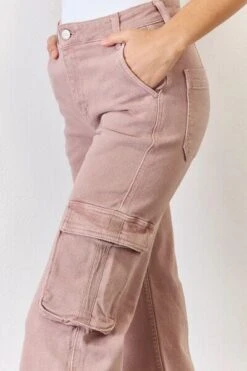 RISEN Full Size High Rise Cargo Wide Leg Jeans -Sydney So Sweet 26fd8067 e1e6 4f00 ac93 8496a1843136 Min