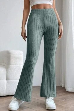 Basic Bae Full Size Ribbed High Waist Flare Pants -Sydney So Sweet 27ea2914 3f79 4c7c 8587 b478f603bf9b Min