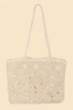 Fame Square Braided Pattern Tote Bag