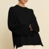 Davi & Dani High-Low Round Neck Drop Shoulder Sweater -Sydney So Sweet 2ec842bc 2a96 433d 961c 4295e6af143b Max