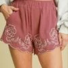 Umgee Full Size Linen Blend Shorts With Floral Embroidered Details Plus Size -Sydney So Sweet 2f78d24a 0dbe 4011 adf4 6db21a924073 Min