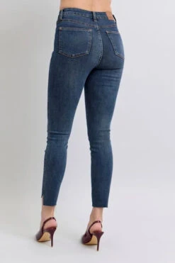 Judy Blue Full Size High Waist Tummy Control Step Hem Skinny Jeans Plus Size -Sydney So Sweet 312531c56ab64a0b87ef9f4301951683 Max Origin