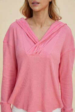 Double Take Full Size High-Low Dropped Shoulder Long Sleeve Hoodie -Sydney So Sweet 313a4206 584c 4ae4 b5d3 d75611ab2424 Max