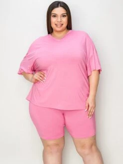 Basic Bae Full Size V-Neck Drop Shoulder T-Shirt And Shorts Set -Sydney So Sweet 31854e3a 5a52 4fdf 9edf 6f7846530f81 Max