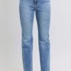 Judy Blue Full Size Raw Hem High Rise Bootcut Jeans