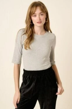 Mittoshop Round Neck Half Sleeve T-Shirt