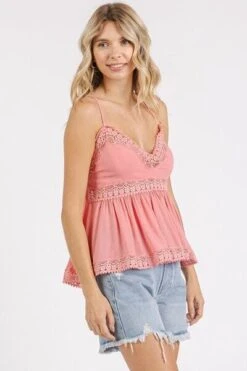 Mittoshop Crisscross Back Lace Detail V-Neck Cami -Sydney So Sweet 379fd540 9dbc 4a90 a1ab abb0873b69d4 Min