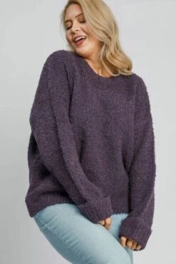 Umgee Full Size Round Neck Long Sleeve Boucle Sweater Plus Size 10 Umgee Full Size Round Neck Long Sleeve Boucle Sweater Plus Size -Sydney So Sweet 38c4a7f9 5f0f 4745 af7f ba01f64013ca Min