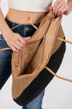 Fame Straw Braided Beach Tote Bag -Sydney So Sweet 391437182238486693c05bf79242ddf4 Max Origin