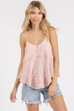 Mittoshop Textured V-Neck Cami -Sydney So Sweet 3b6a1953 941b 48b4 be14 a28a1df5877c Min