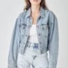 RISEN Full Size Button Down Cropped Denim Jacket -Sydney So Sweet 431e00ed 0b02 4977 9e76 08c2de9c4c64 Max