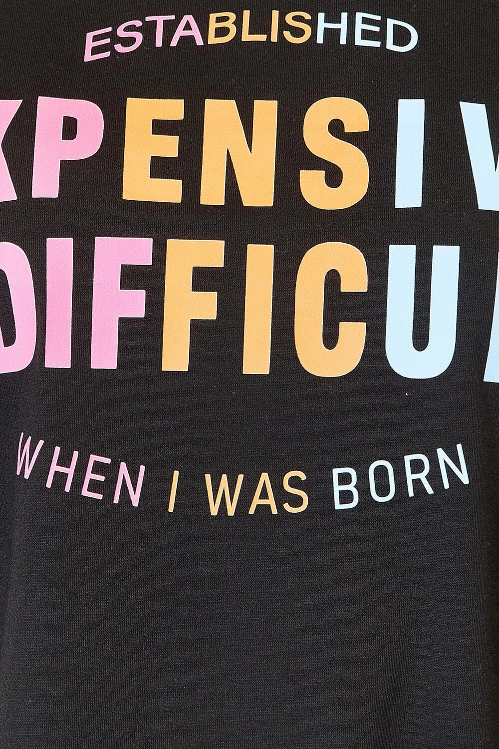 Expensive & Difficult Graphic Cuffed Sleeve T-Shirt 11 Expensive & Difficult Graphic Cuffed Sleeve T-Shirt - Image 9