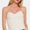 Zenana Ruched Twisted Sweetheart Neck Top -Sydney So Sweet 43c9b920 f214 42fa 92fa 91a25b4e372b Min