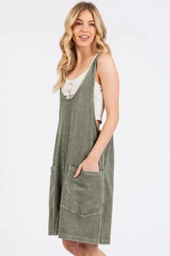 Mittoshop Low Scoop Neck Tank Washed French Terry Romper -Sydney So Sweet 4403951e95e041dc83776183eabddf45 Max Origin