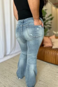 Judy Blue Full Size Medium Rise Tummy Control Destroy Flare -Sydney So Sweet 44d09c9e b42f 4c6e beb0 240e34fca3c7 Max