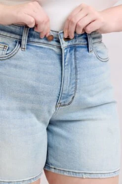 Judy Blue Full Size 2 Button Denim Shorts With Pockets Plus Size -Sydney So Sweet 4611040a 57c3 4720 8f57 e7e192dfc5c1 Max