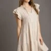 Umgee Full Size Linen A-line Tiered Mini Dress Plus Size -Sydney So Sweet 47e53465 0726 4e2c 83eb 10bdaa3c62c9 Min