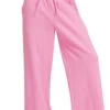 Zenana Fleece Exposed Seam Wide Leg Sweatpants